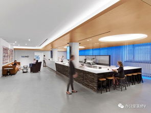 优雅且沉稳 美国医疗健康网站办公室的简约装修设计服务